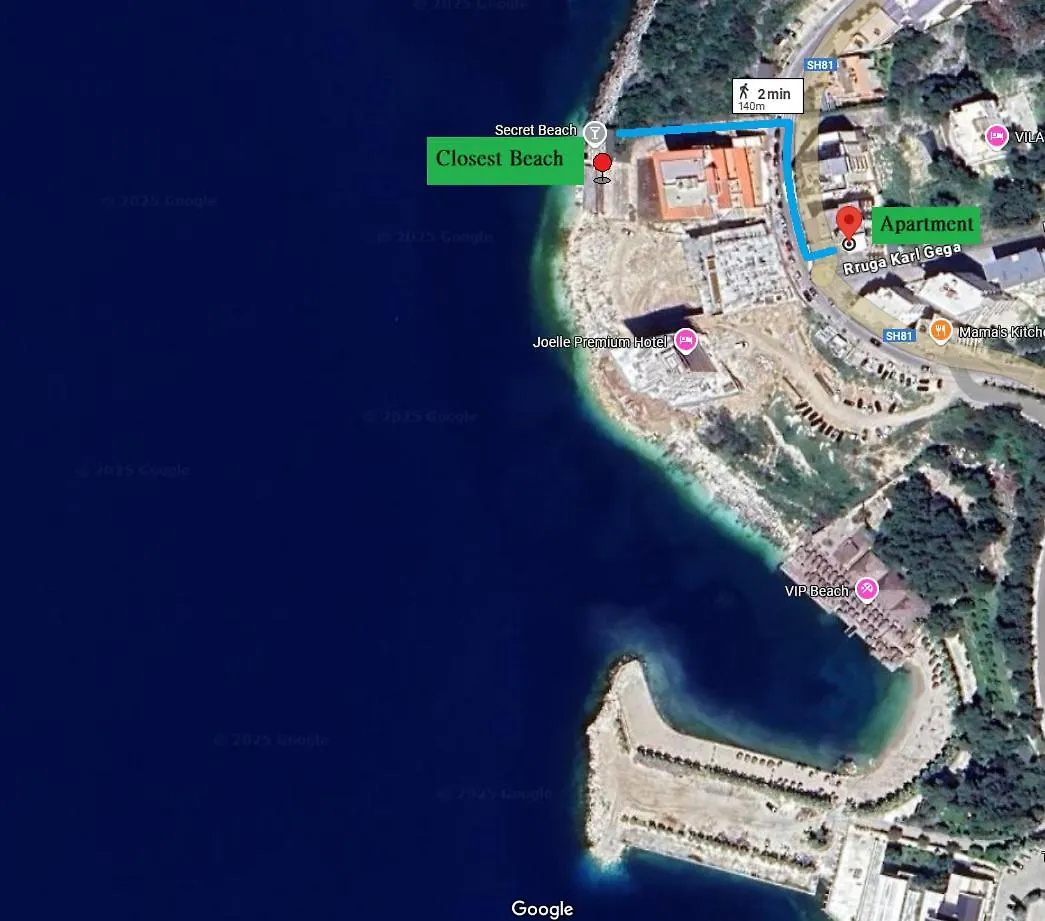 Appartamento Orange Sea View Penthouse Sarandë